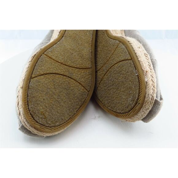 Bobs By Skechers Size 9 M Brown Round Toe Espadrilles Fabric Women - Picture 8 of 8